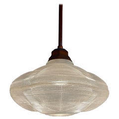 Industrial Cloud Shaped Holophane Pendant Light