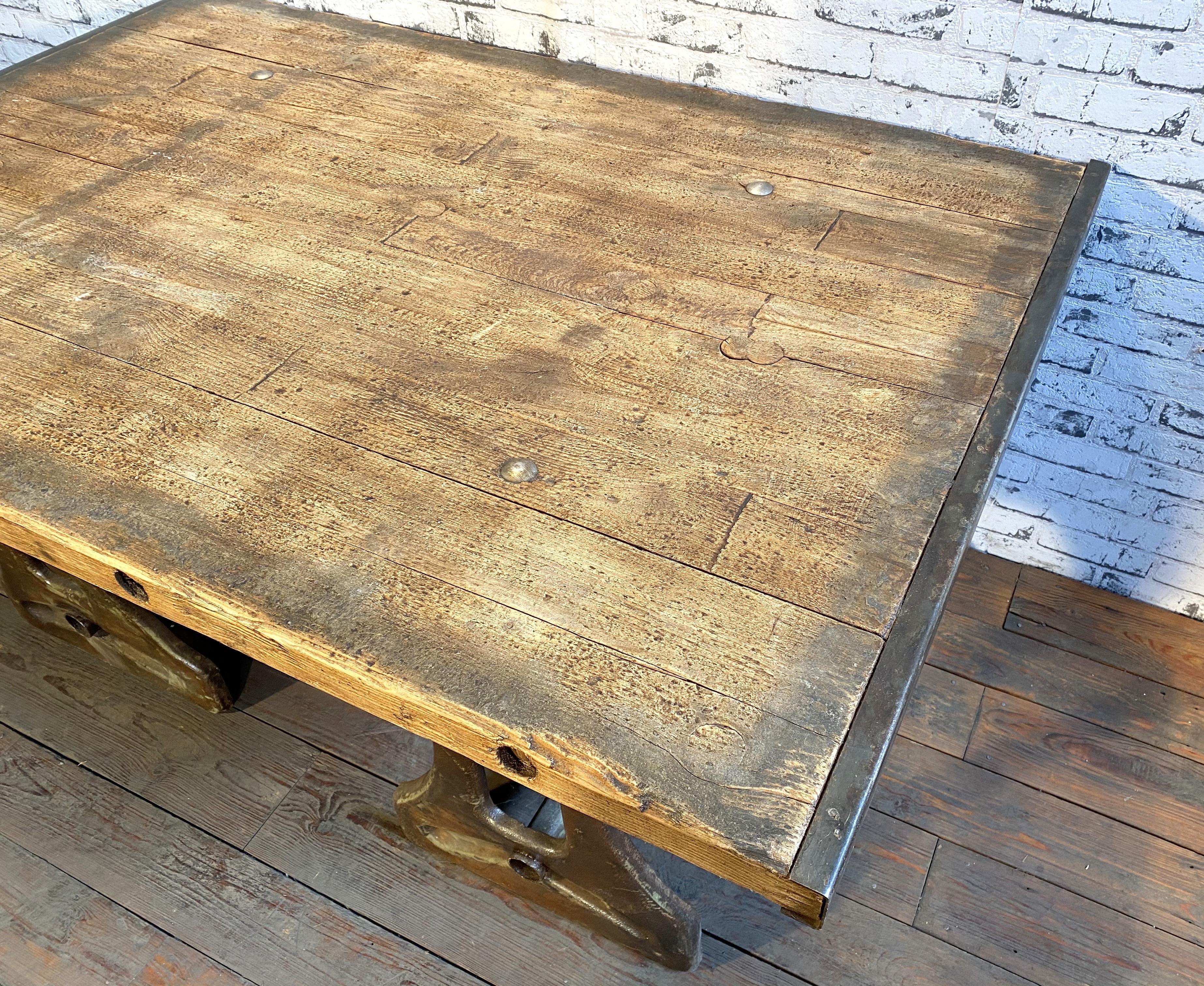 Industrial Coffee Table, 1950s 5