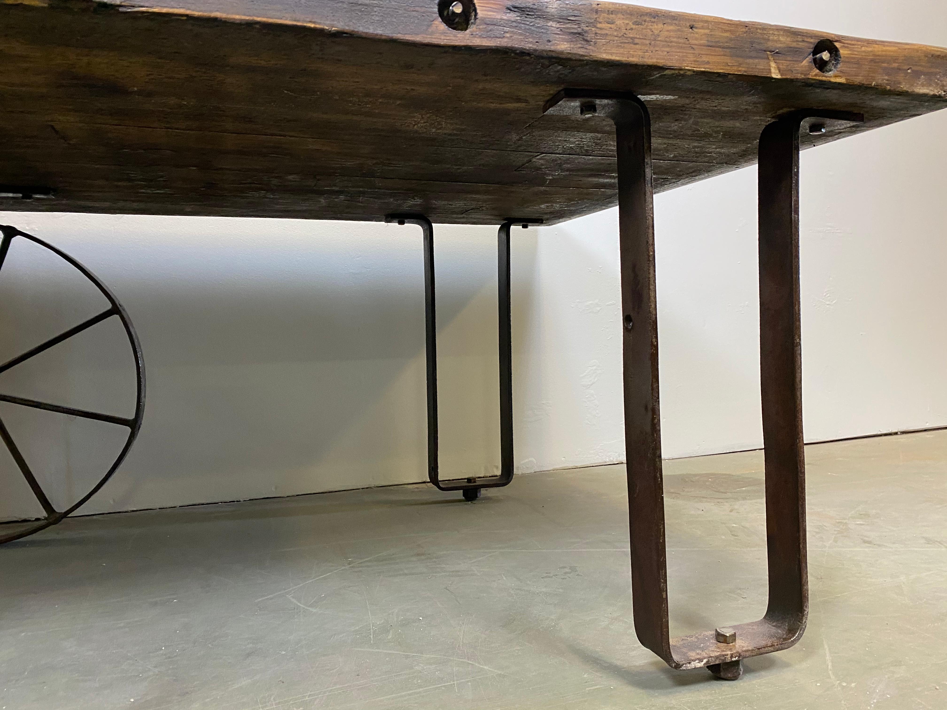Industrial Coffee Table, 1950s For Sale 2