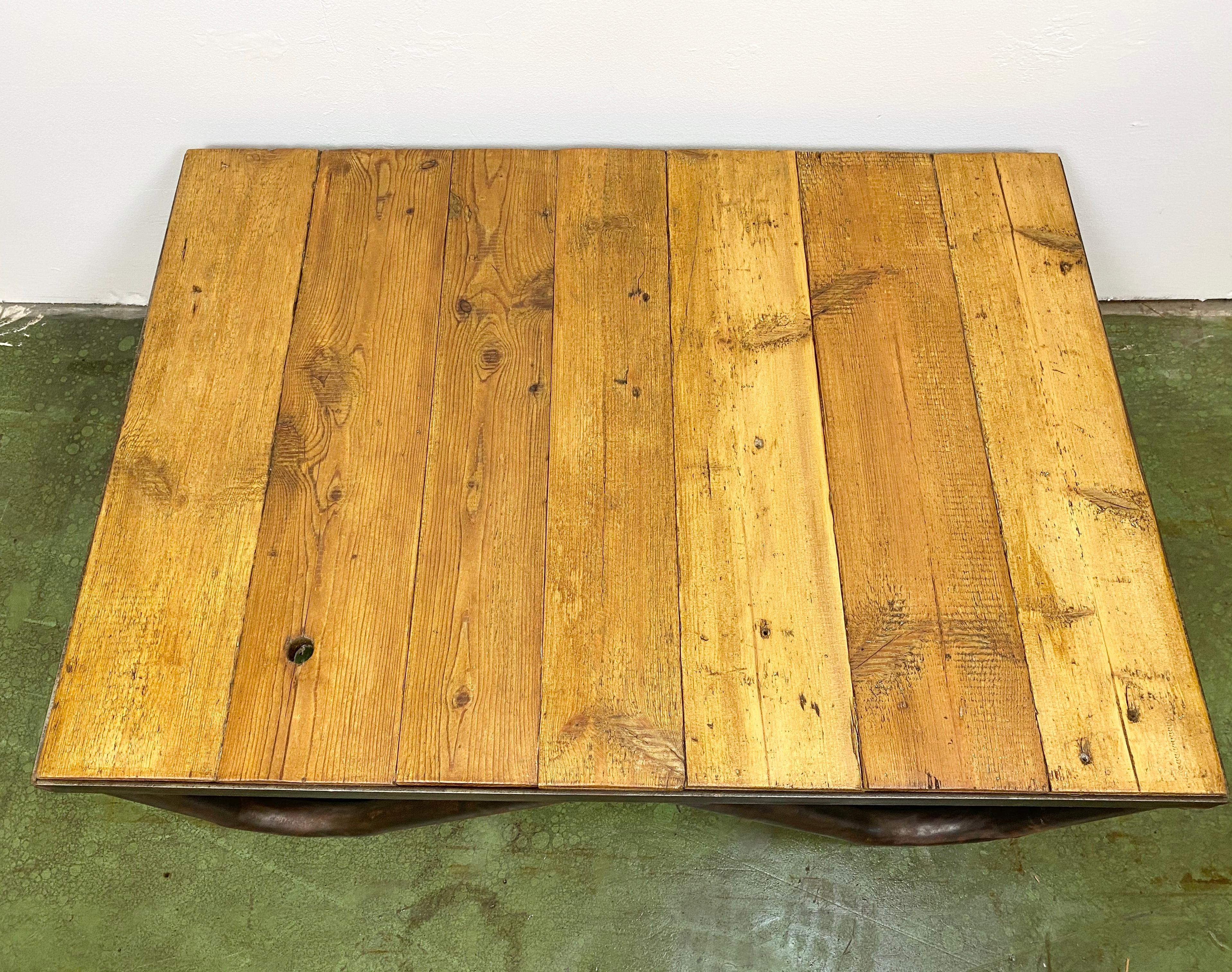 Iron Industrial Coffee Table, 1960s For Sale