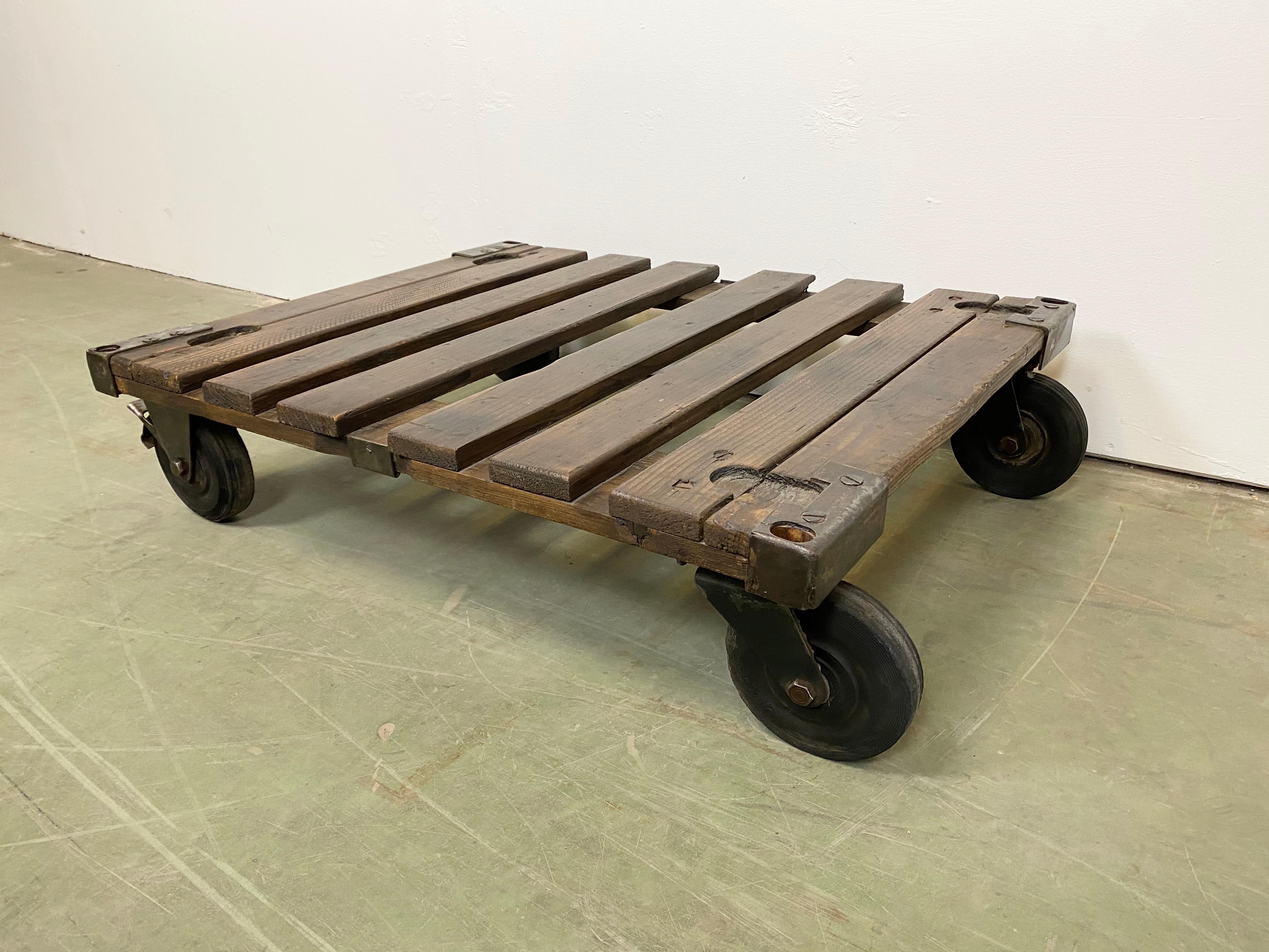 20th Century Industrial Coffee Table Cart, 1960s