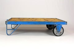 Industrial Coffee Table Cart, Czech Republic, 1950s