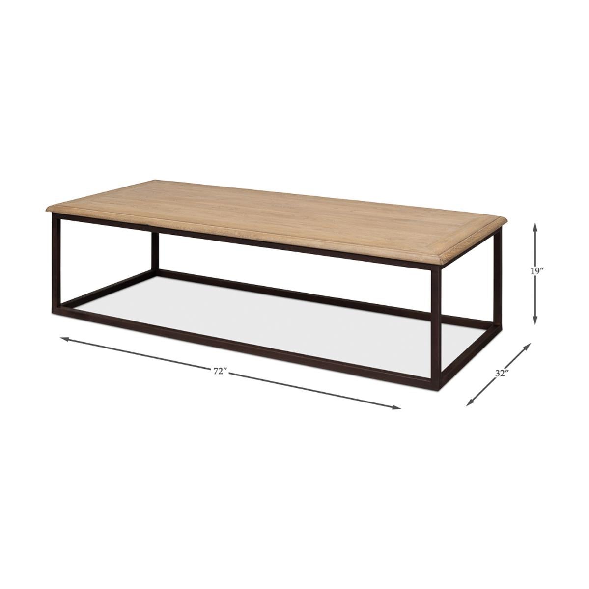 Table basse industrielle en vente 4