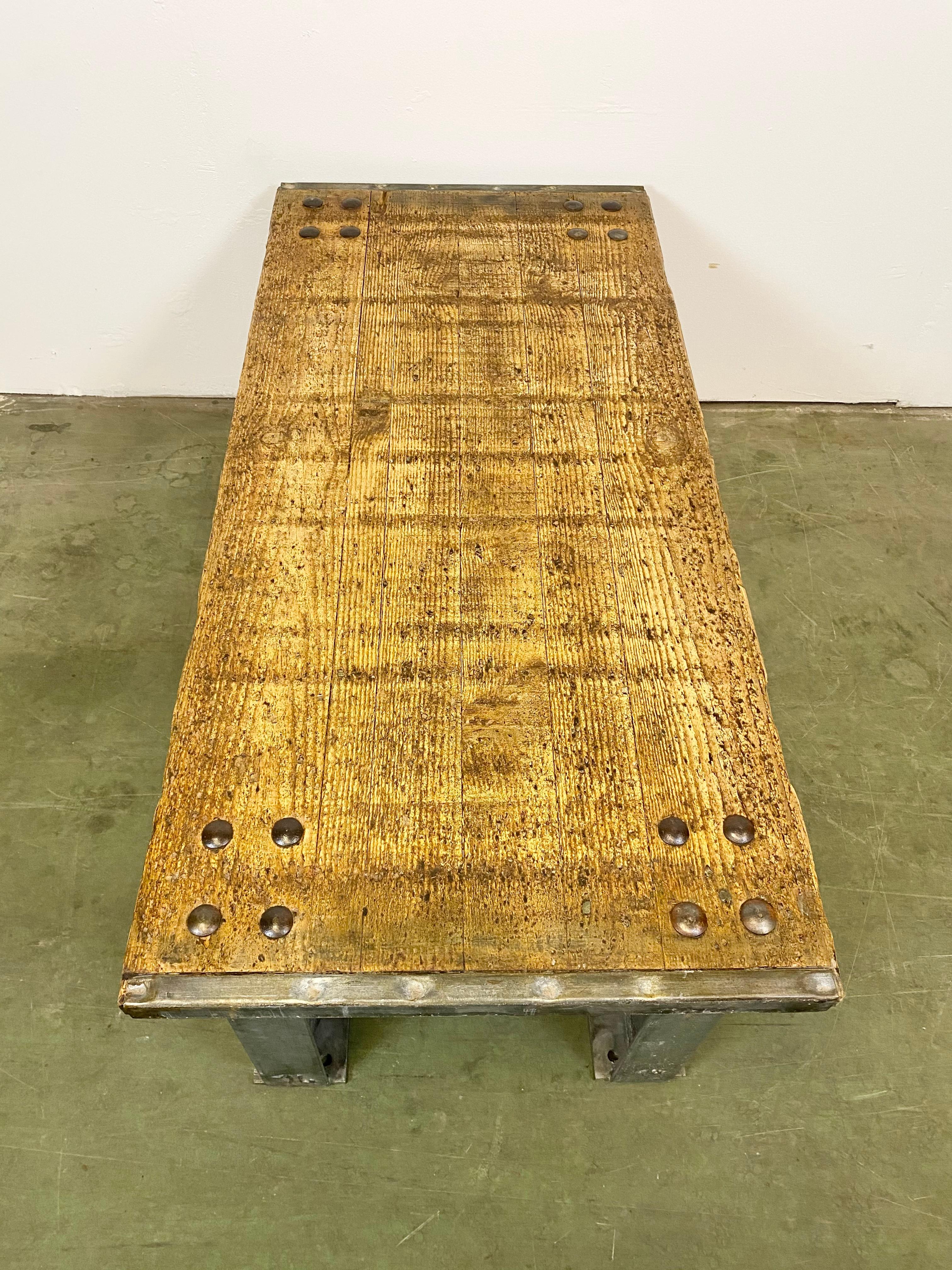 Industrial Coffee Table For Sale 6