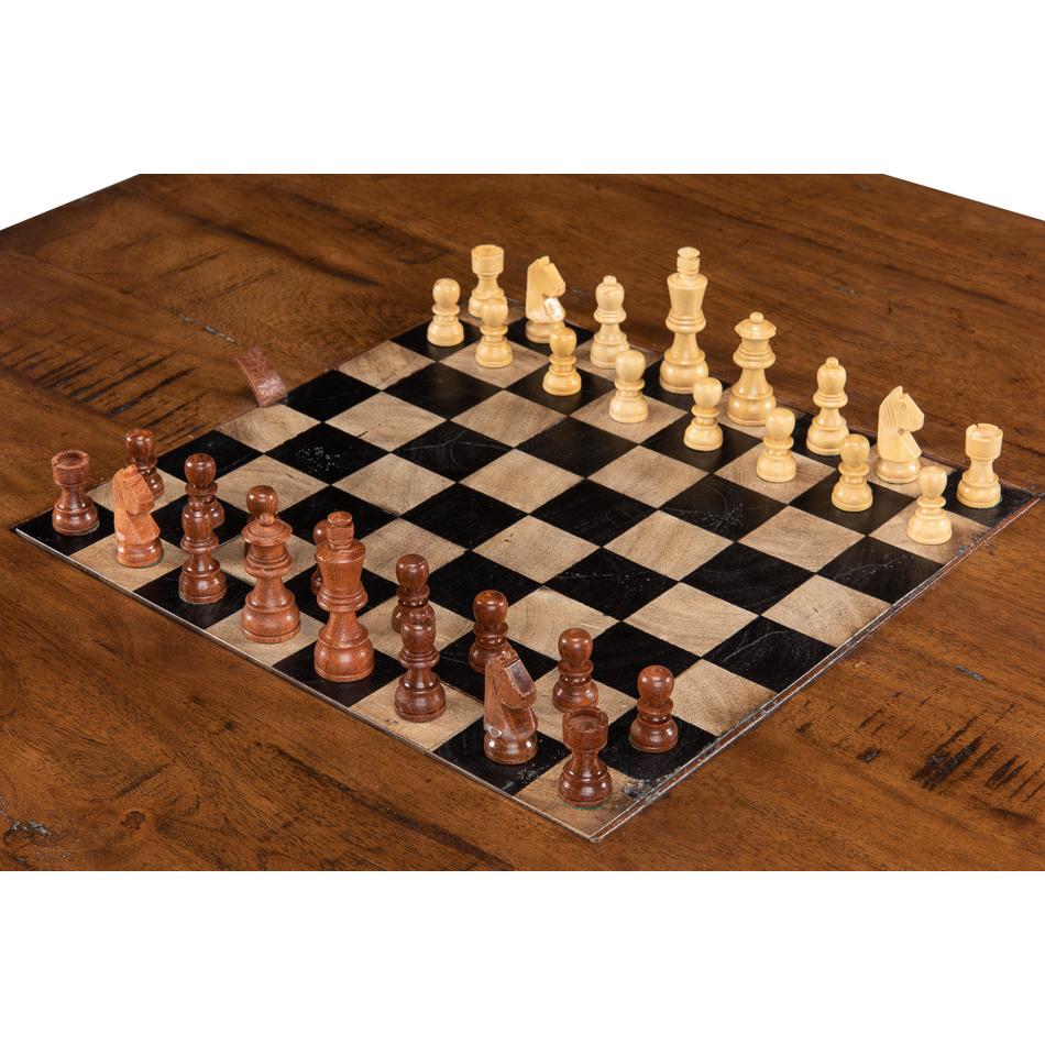 Contemporary Industrial Coffee Table Game Table For Sale