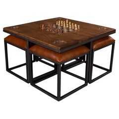 Industrieller Couchtisch Spieltisch