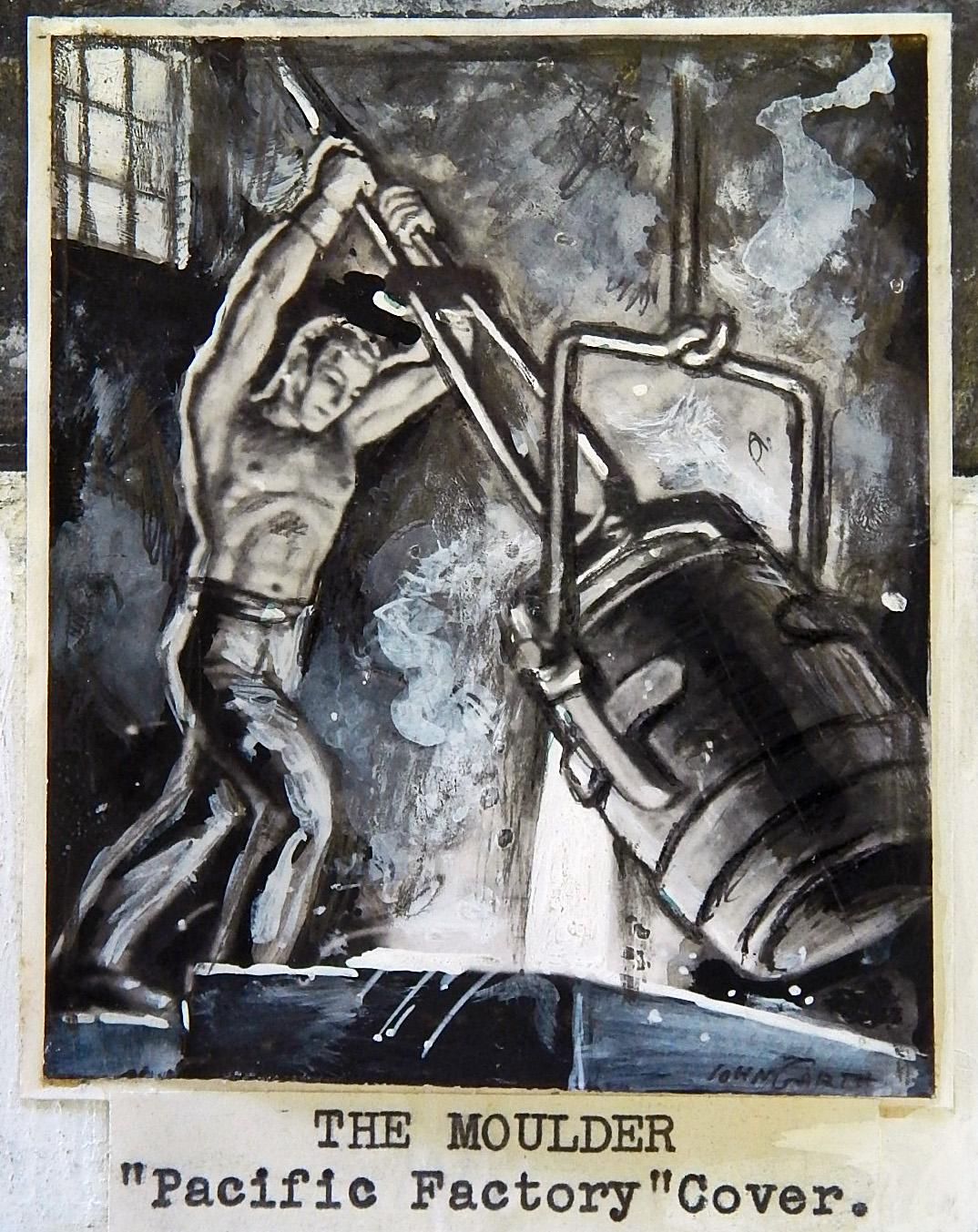 „Industrial“, Kollektion von Eisenarbeitergemälden und Zeichnungen von Garth, 1920er Jahre (Gemalt) im Angebot