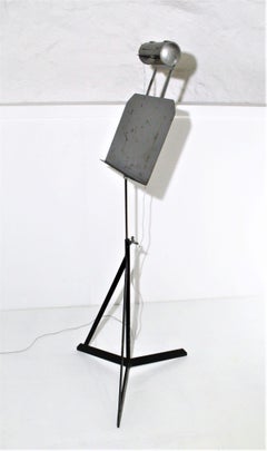 Vintage Industrial Conductors Music Lamp Stand Painting Stand Book Stand Holder