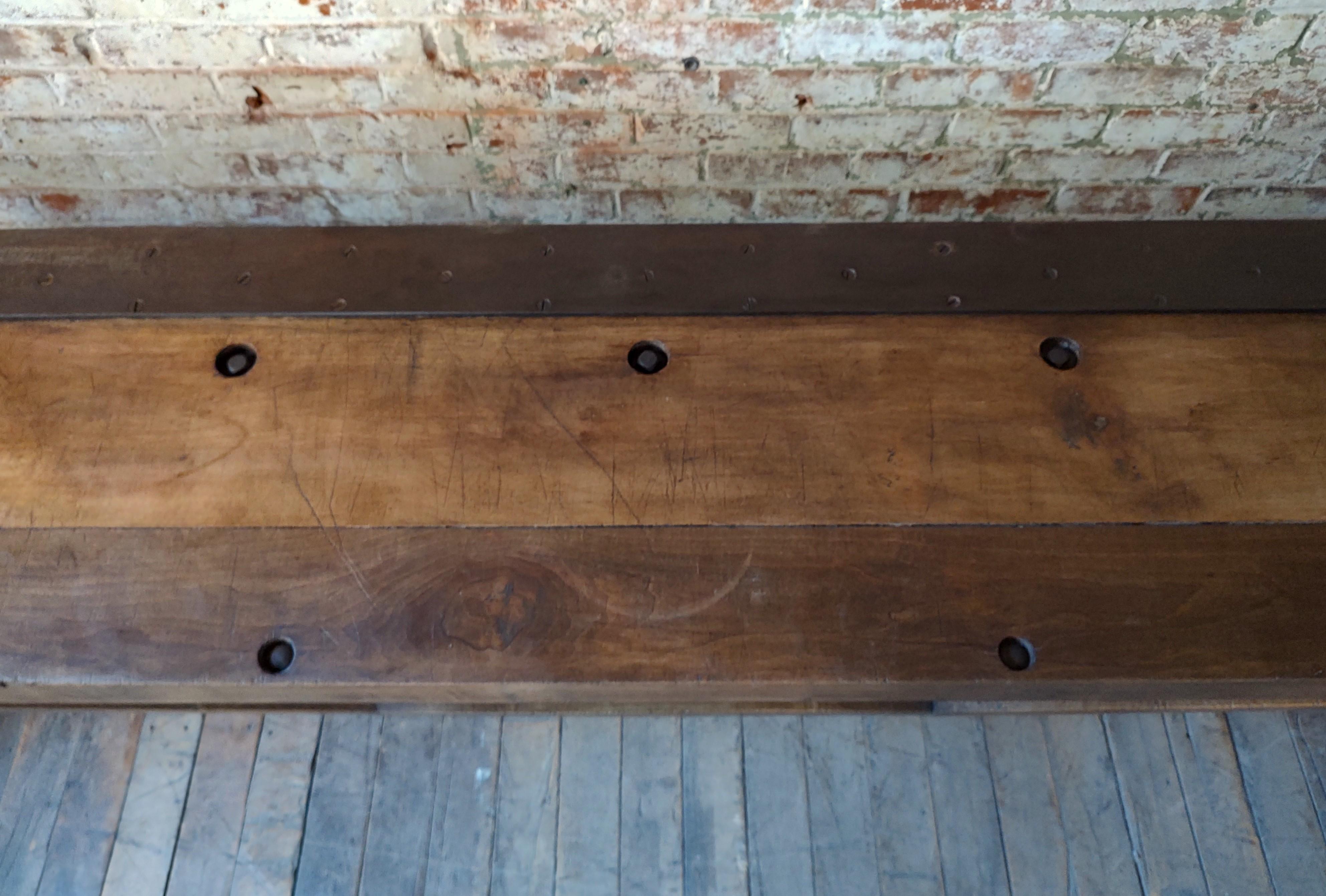 Industrial Console / Sofa Table For Sale 2