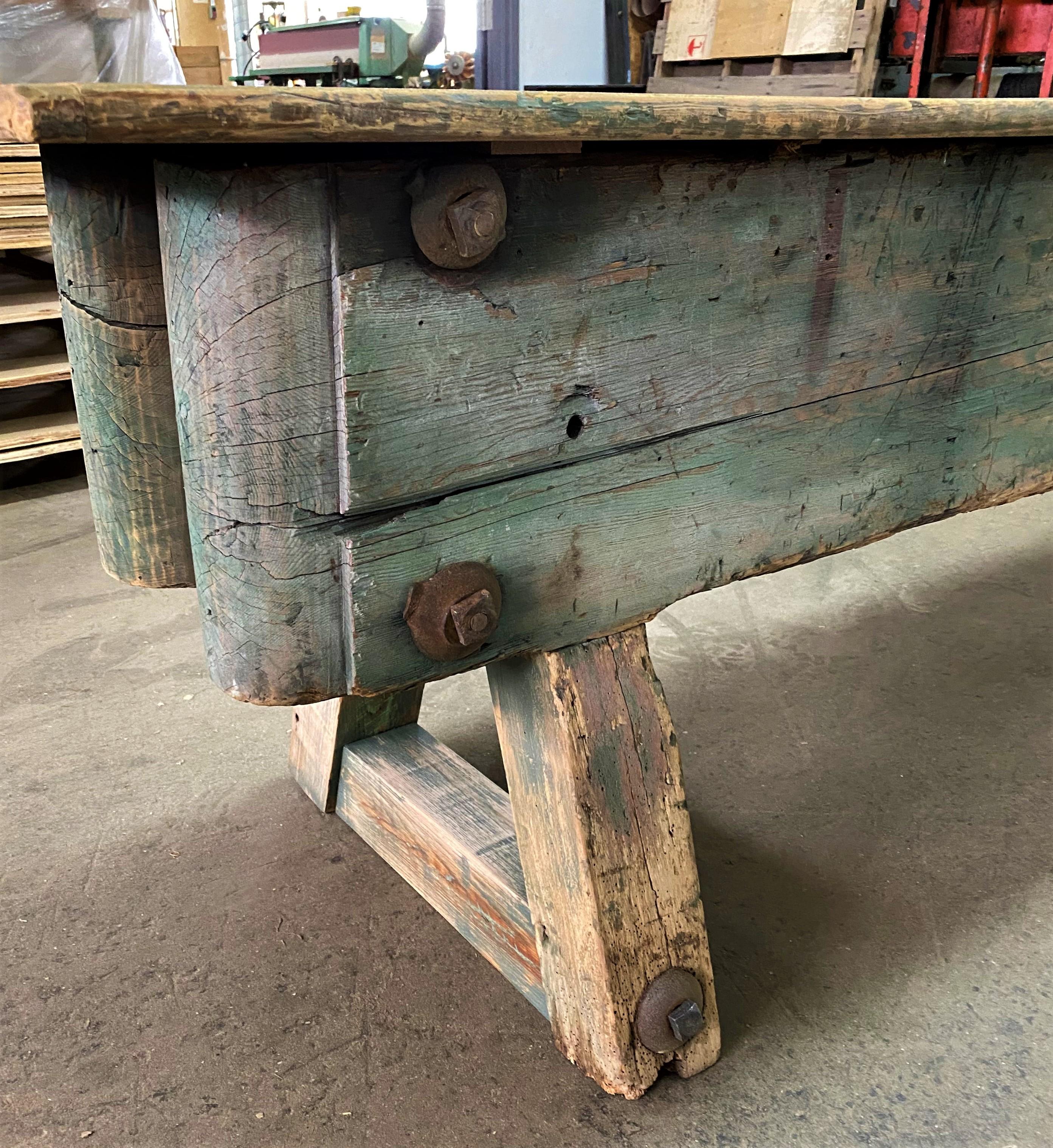 Industrial Console Table For Sale 2