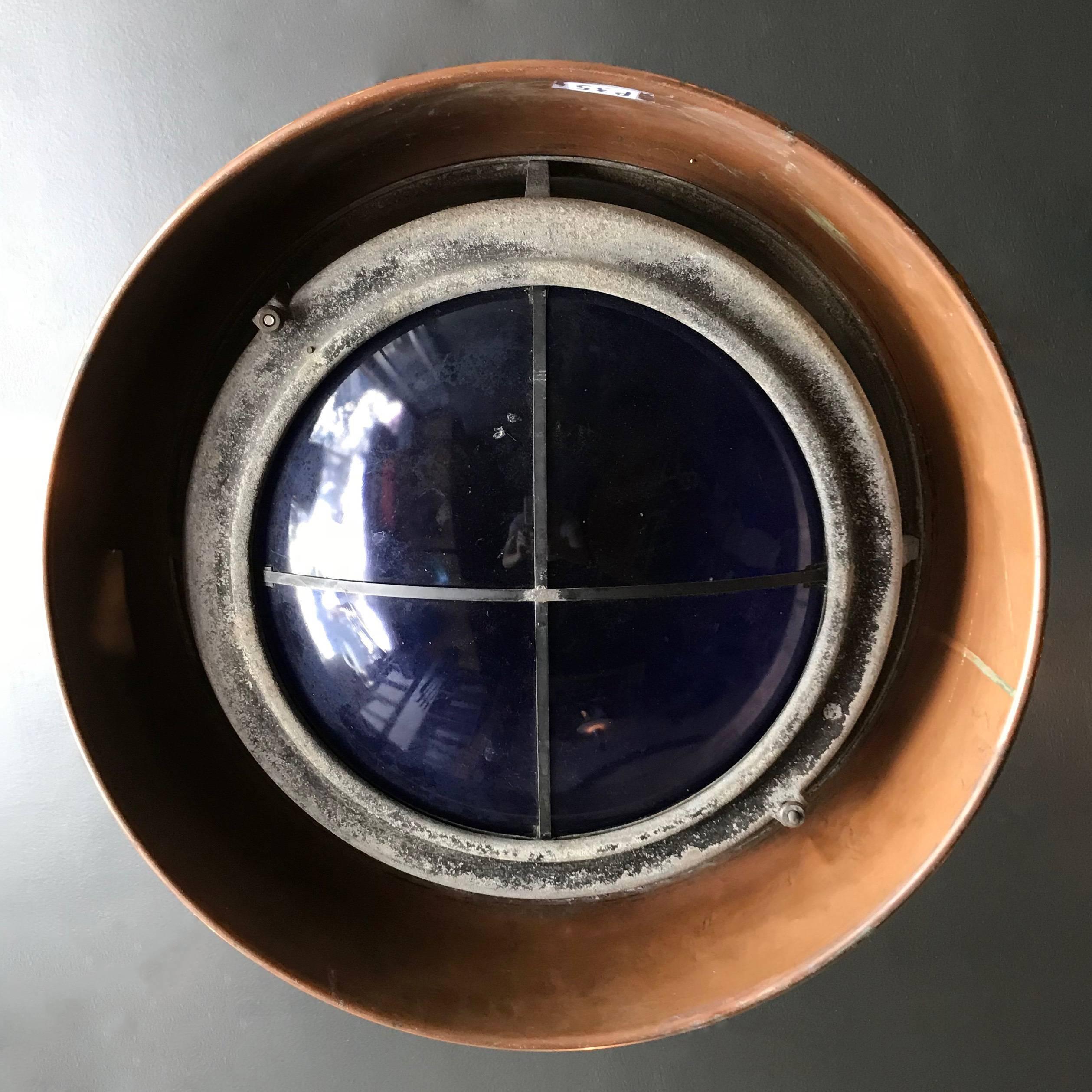 American Industrial Copper and Aluminium Macbeth Daylight Pendant Light