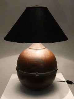 Industrial Copper Float Table Lamp