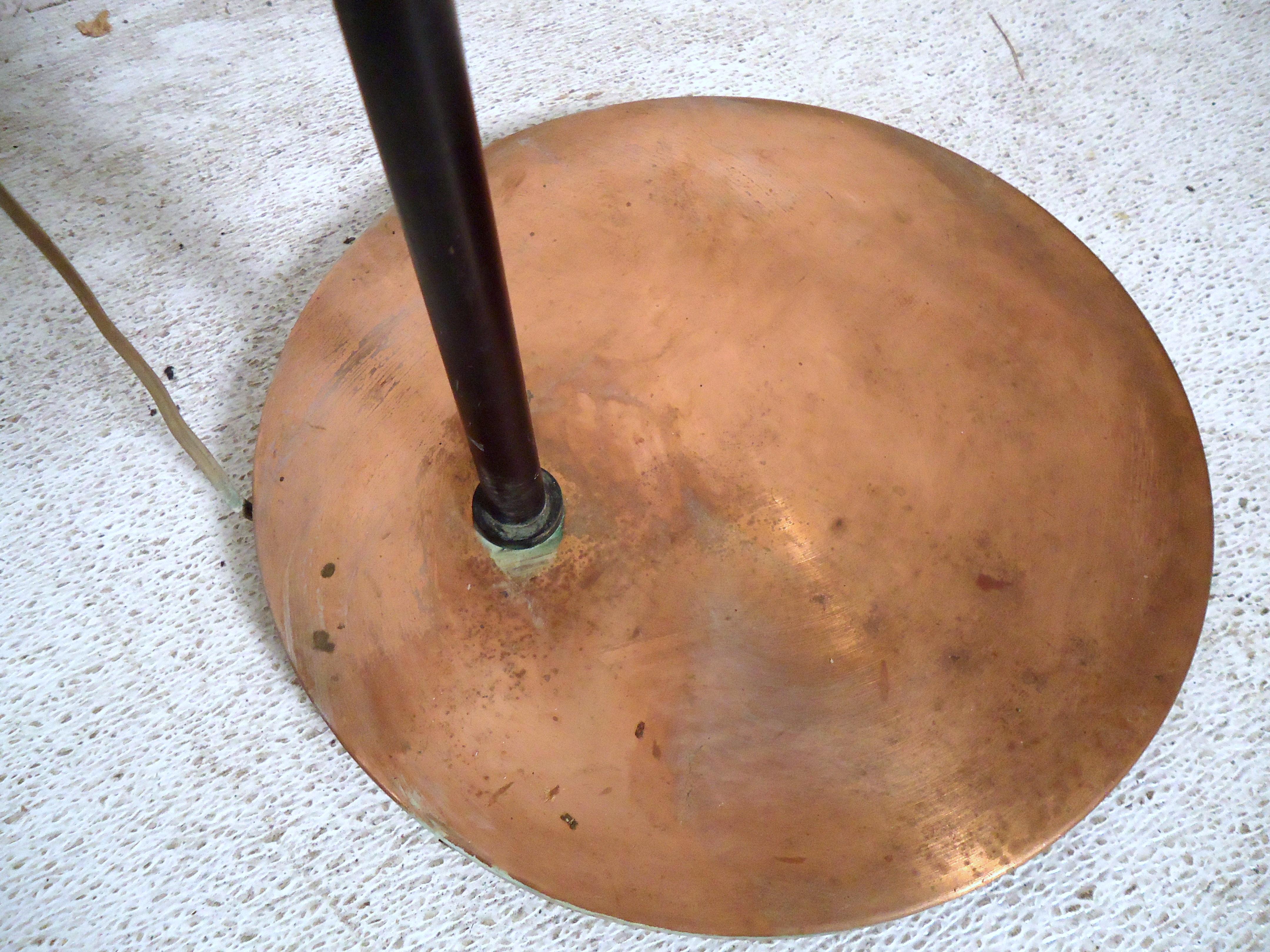 Industrial Copper Floor Lamp 1
