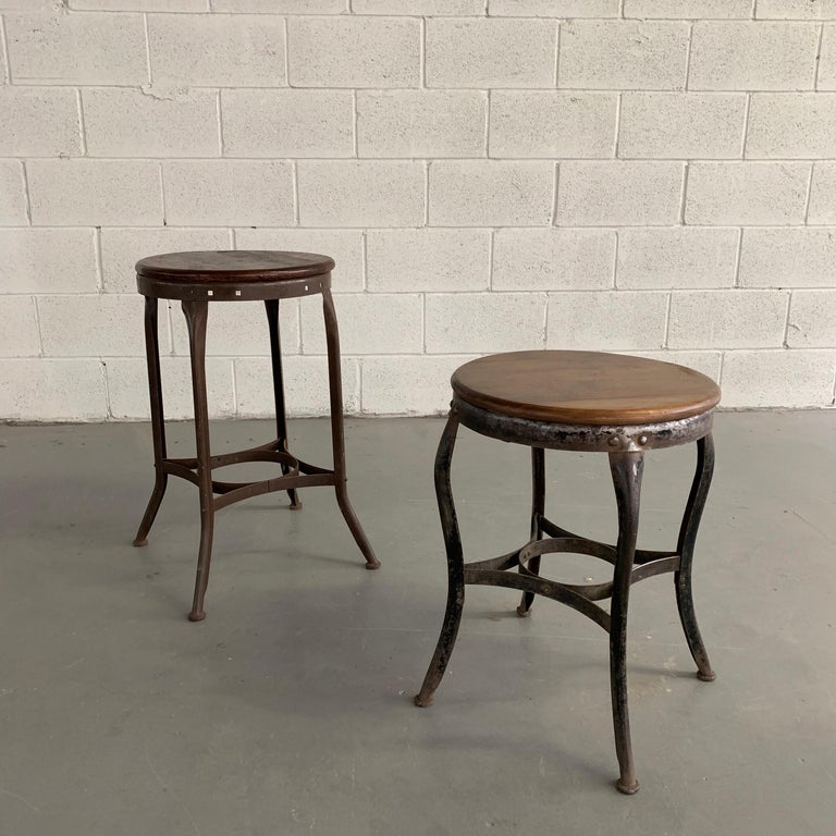 American Industrial Counter Height Toledo Shop Stool For Sale