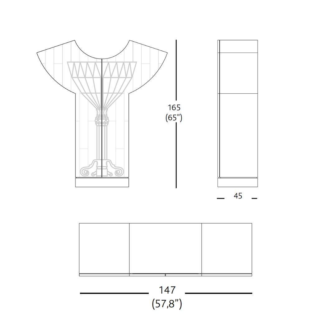 Scuptural cabinet 