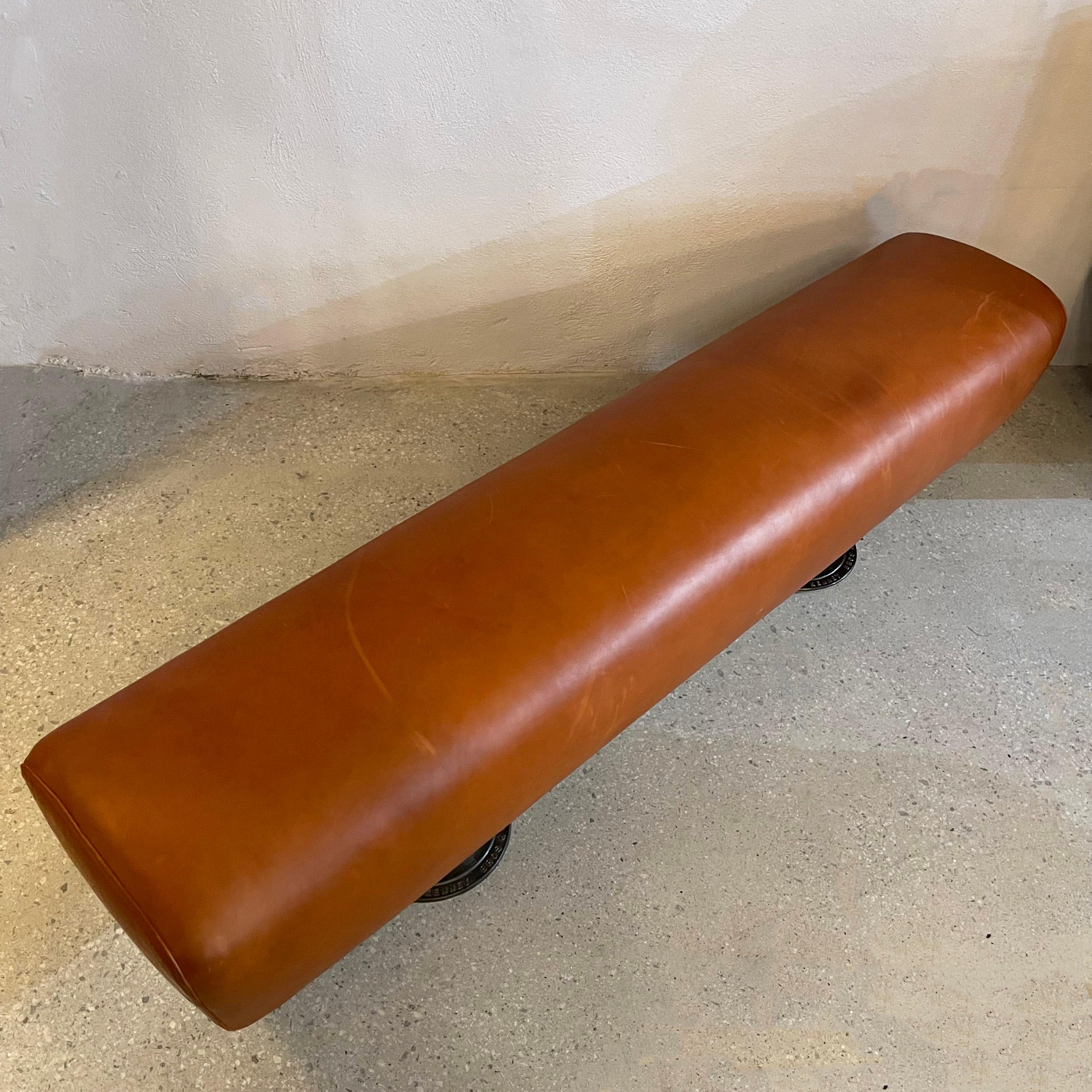 Industrial Custom Leather Pommel Horse Bench For Sale 3