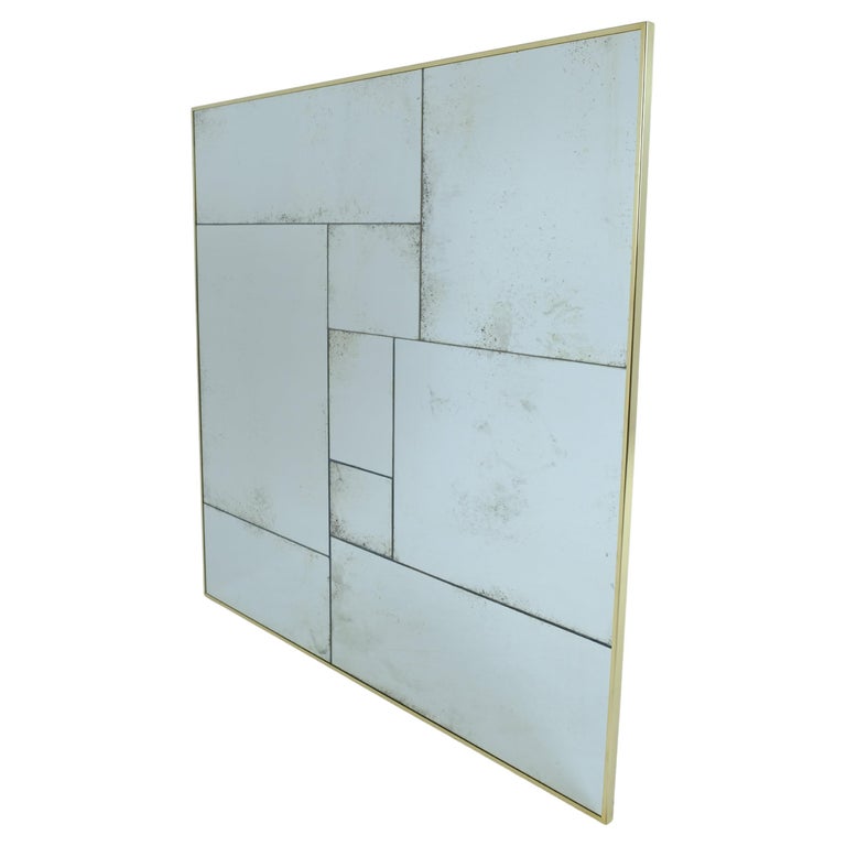 Miroir Mural Artisanal Fait Main Cadre Décoratif - Pour Salon, Chambre, SdB