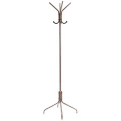 Industrial Czechoslovakian Freestanding Coat Rack, 1930s