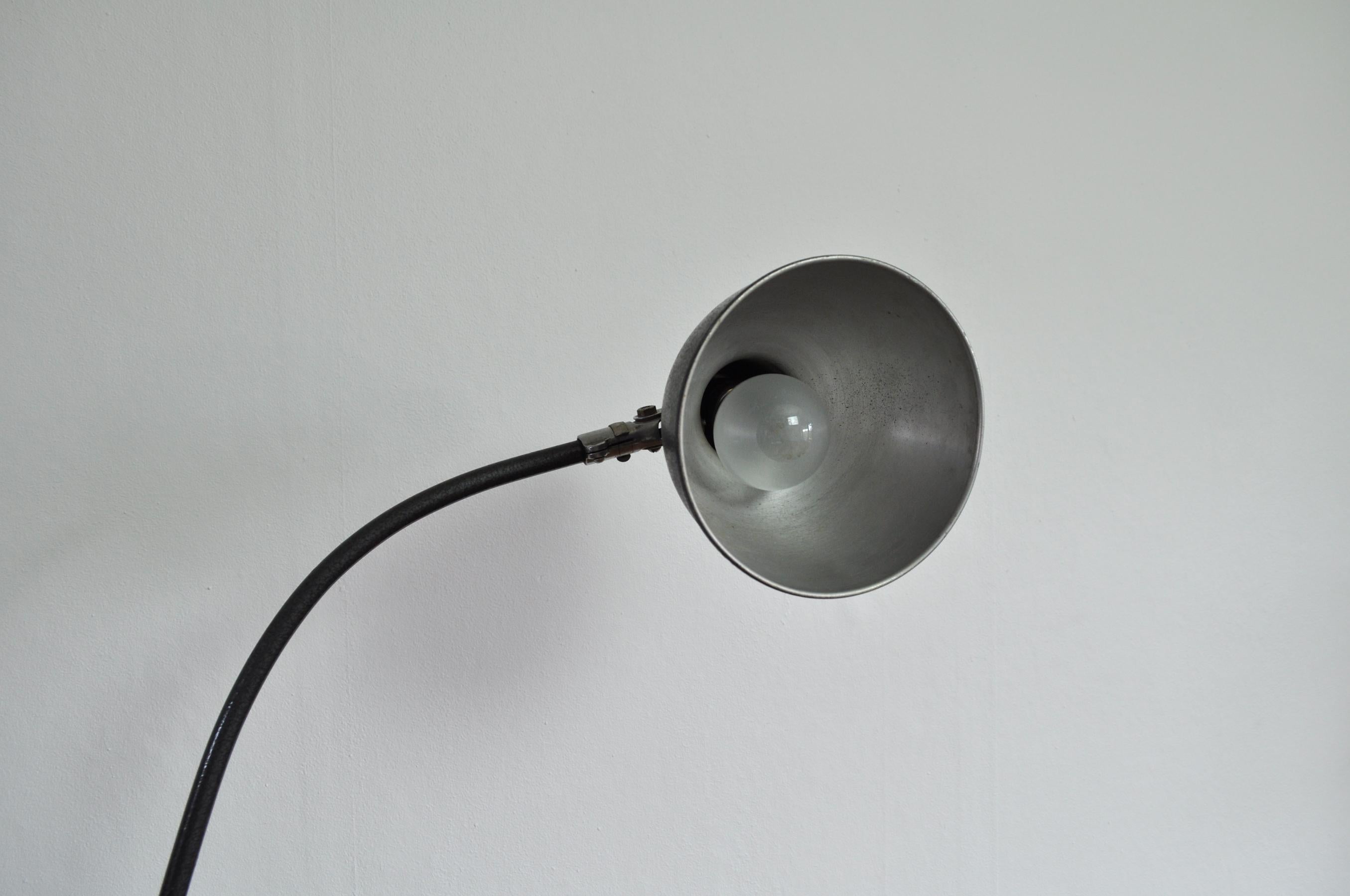 Industrial Danish Bauhaus Desk Lamp, 1930s-1940s 4