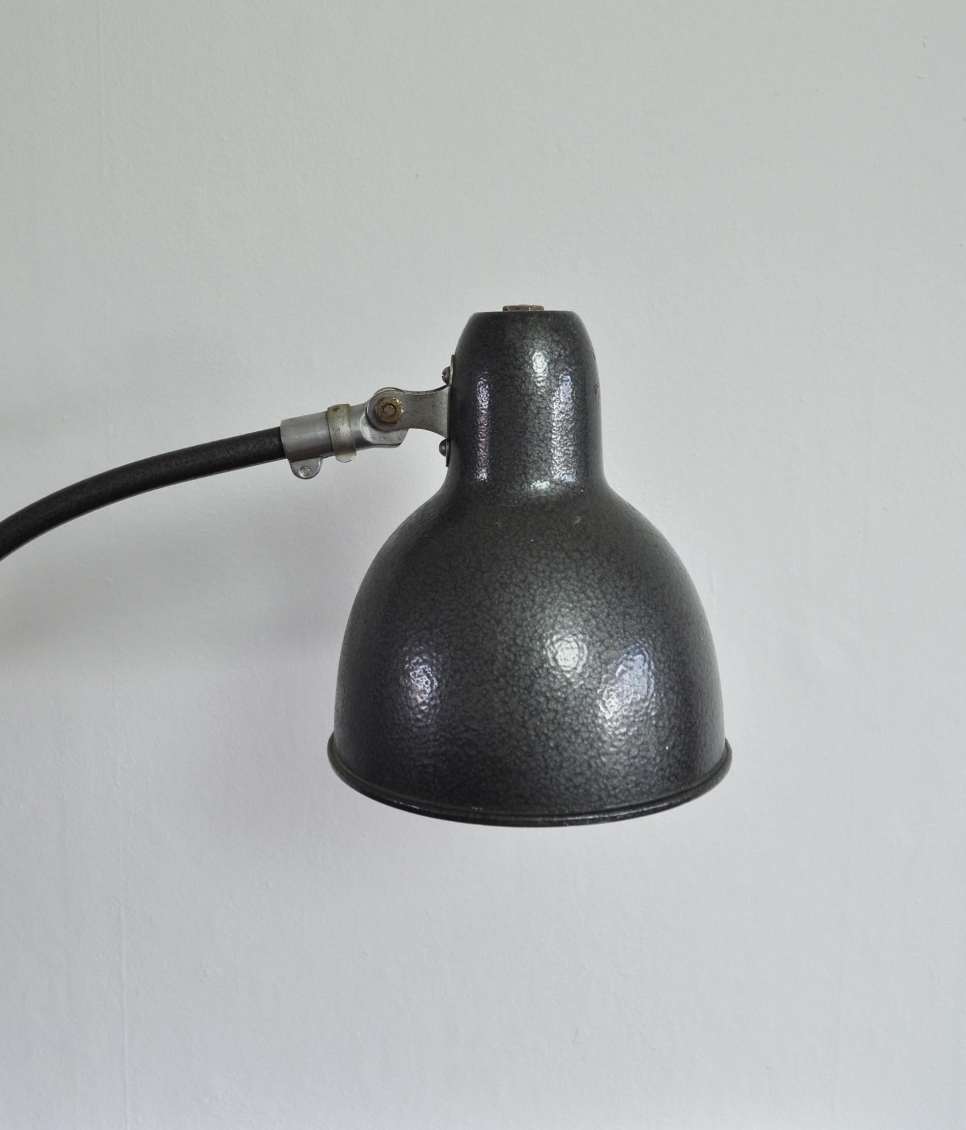 Industrial Danish Bauhaus Desk Lamp, 1930s-1940s 2