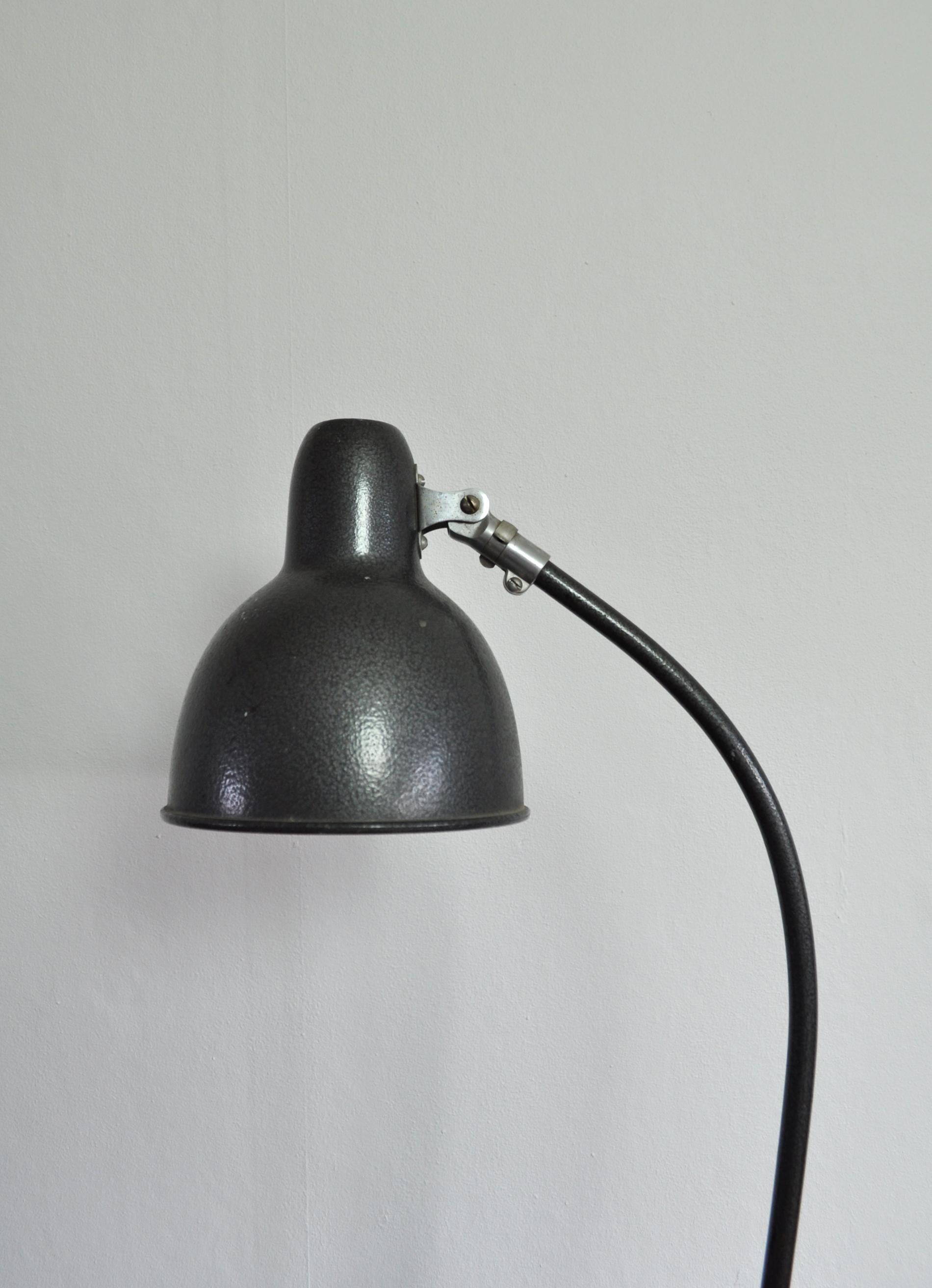Industrial Danish Bauhaus Desk Lamp, 1930s-1940s 3