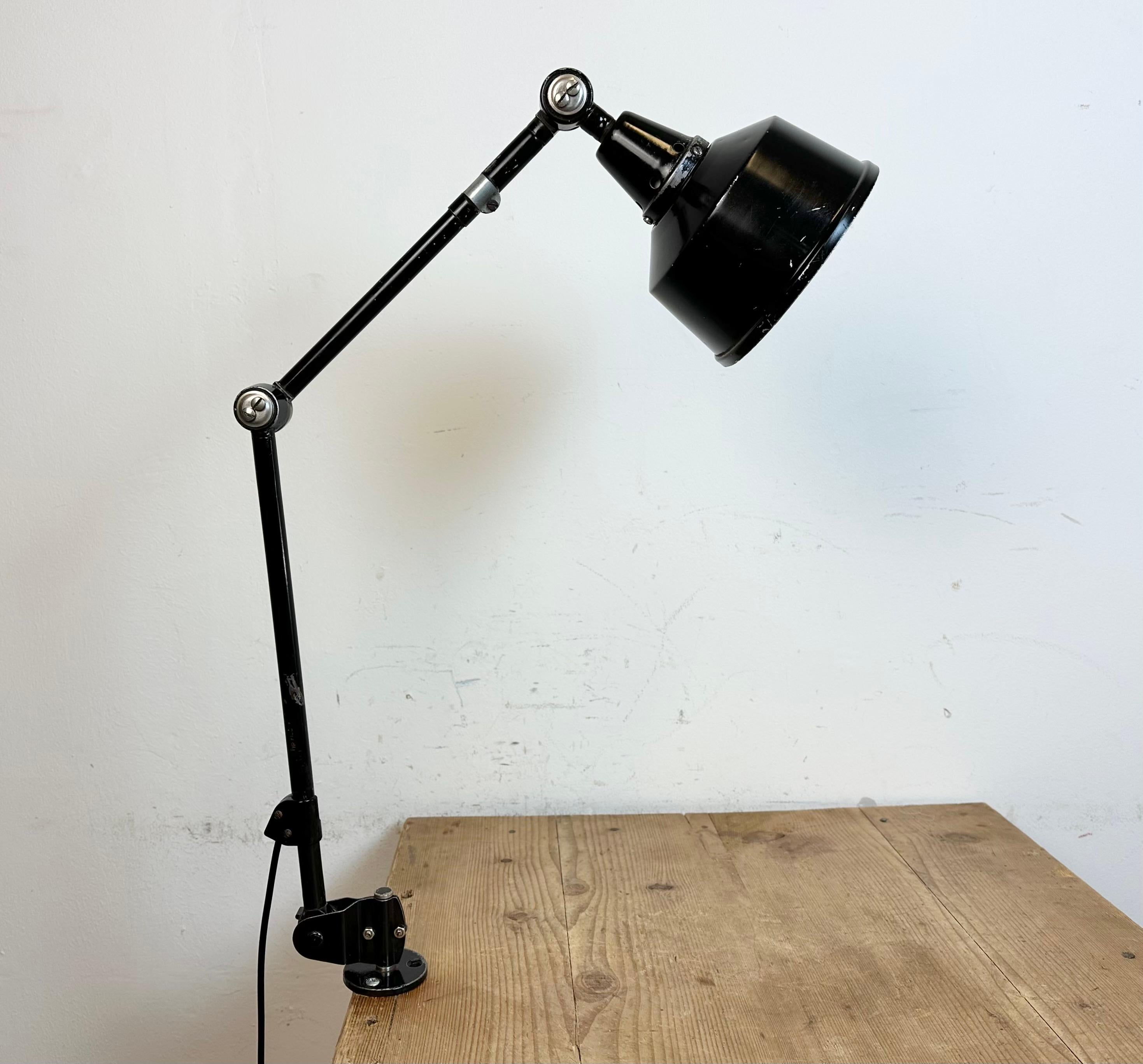 Industrial DDRP Desk or Wall Lamp by Curt Fischer for Midgard, 1930s For Sale 5