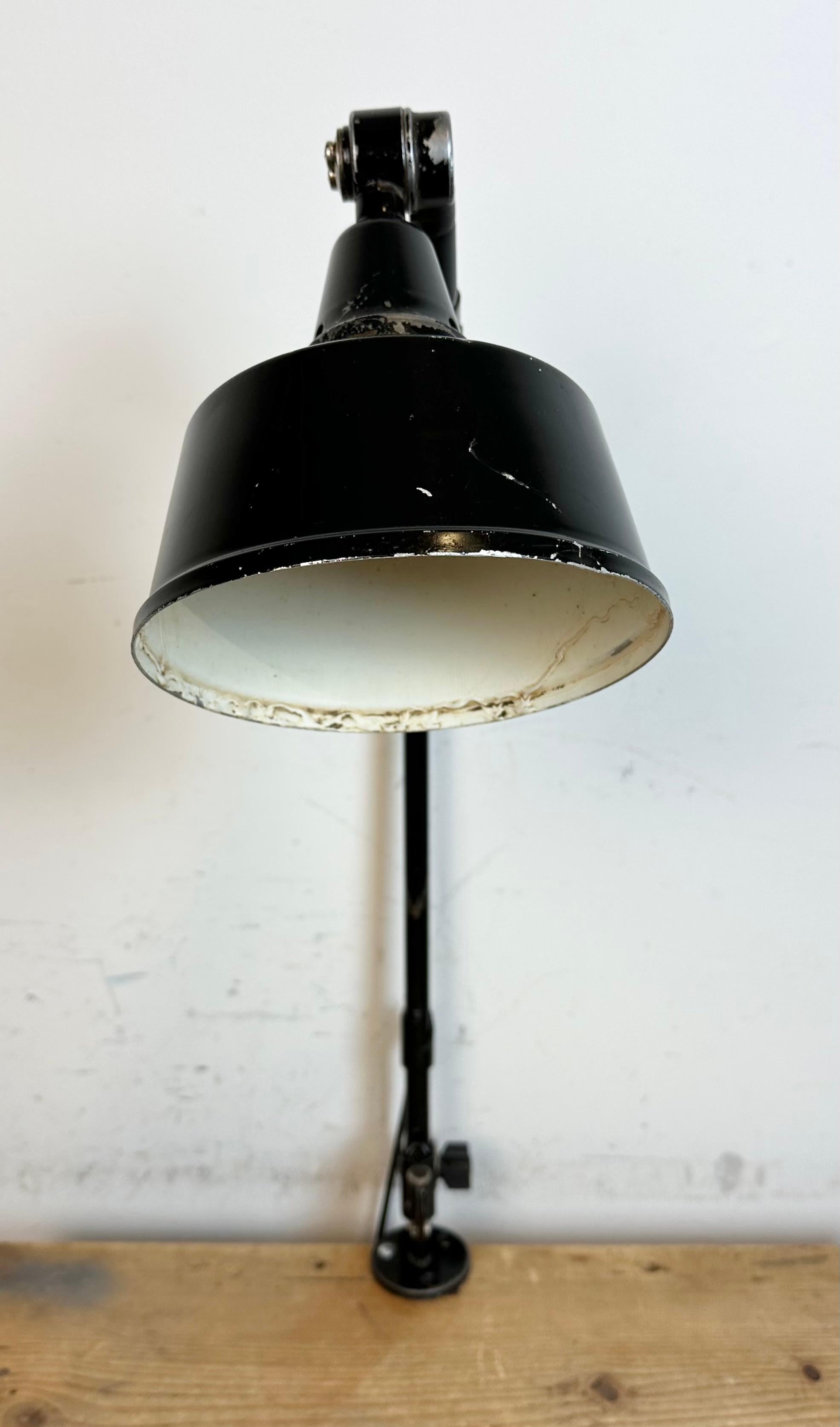 Industrial DDRP Desk or Wall Lamp by Curt Fischer for Midgard, 1930s For Sale 10