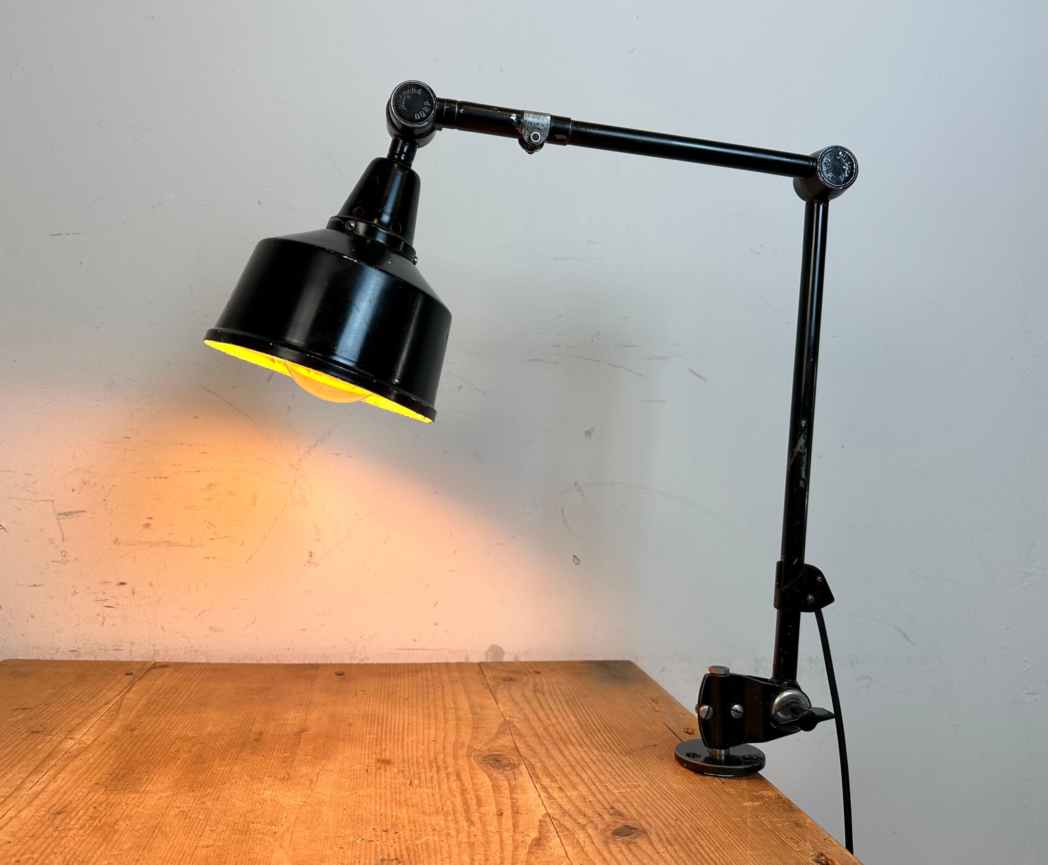 Industrial DDRP Desk or Wall Lamp by Curt Fischer for Midgard, 1930s For Sale 13