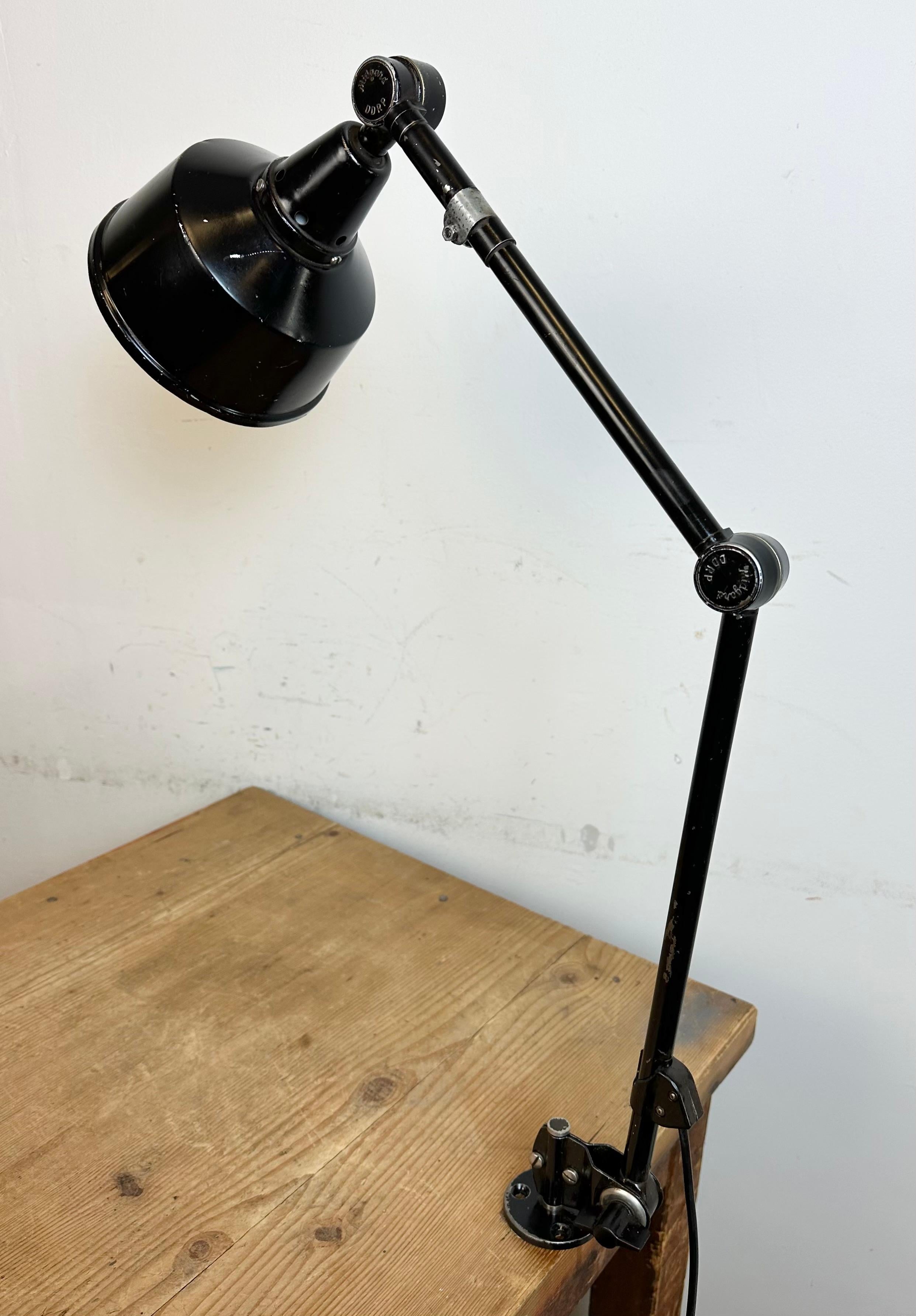 Industrial DDRP Desk or Wall Lamp by Curt Fischer for Midgard, 1930s For Sale 1