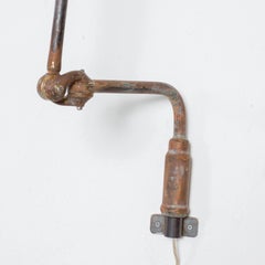 1940s Faries Industrial Wall Sconce Medical Adjustable Lamp