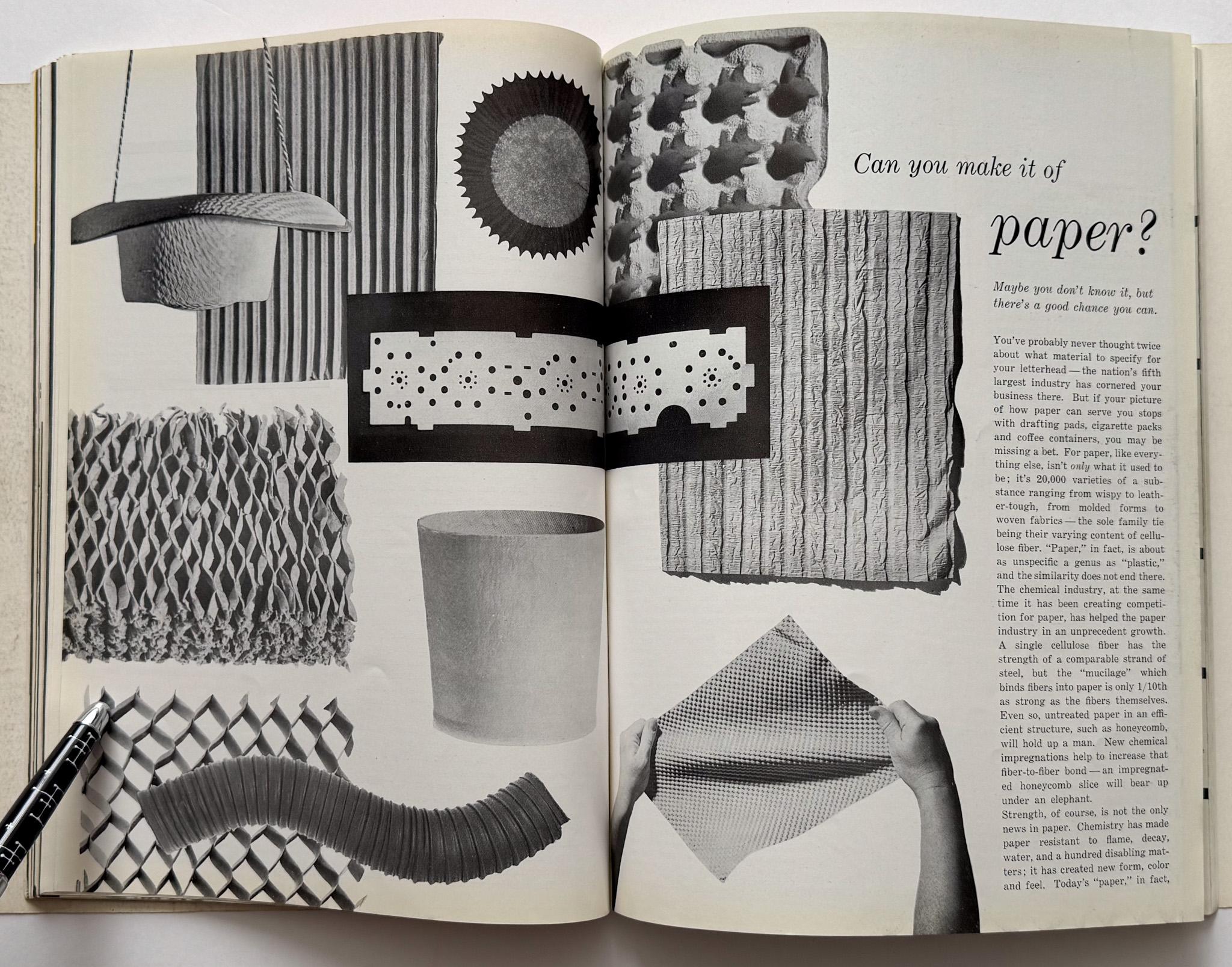 Industrial Design 3: giugno 1954 (Alvin Lustig, consulente artistico) in vendita 2