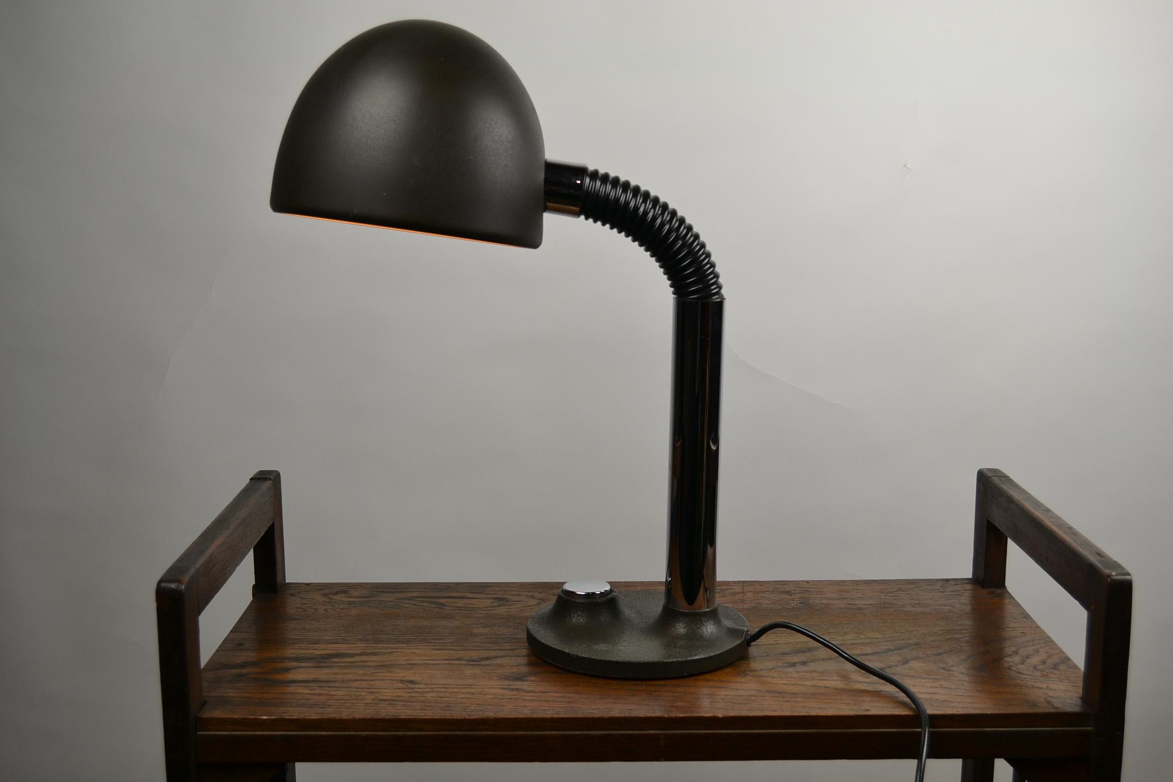 Industrial Design-Schreibtischlampe von Egon Hillebrand, Deutschland, 1970er Jahre im Angebot 3