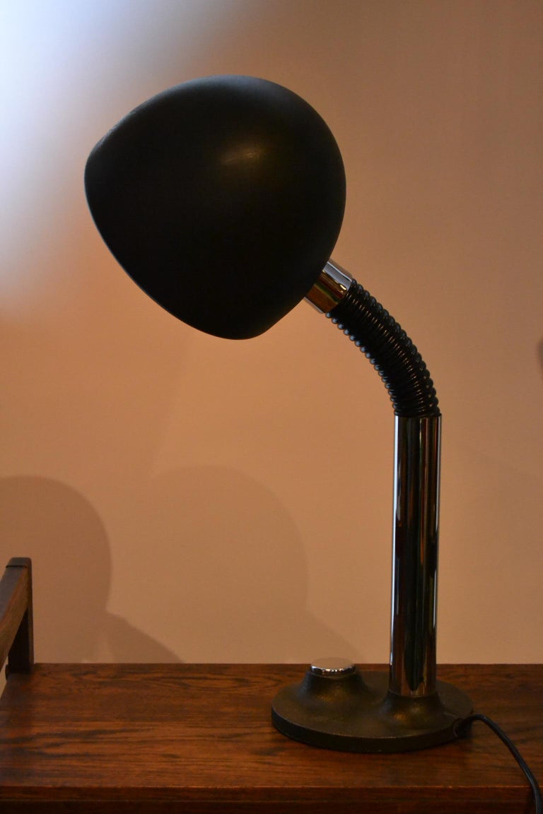Industrial Design Desk Lamp by Egon Hillebrand, Germany, 1970s For Sale