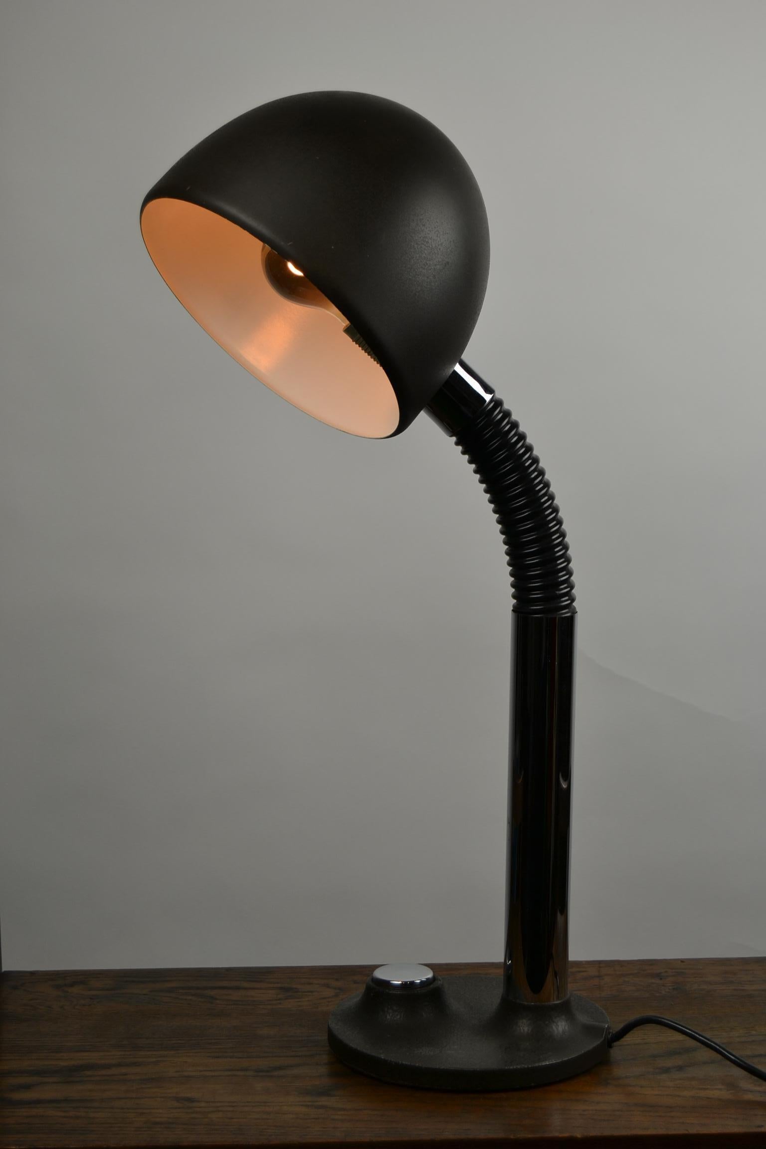 Industrial Design-Schreibtischlampe von Egon Hillebrand, Deutschland, 1970er Jahre im Angebot 7