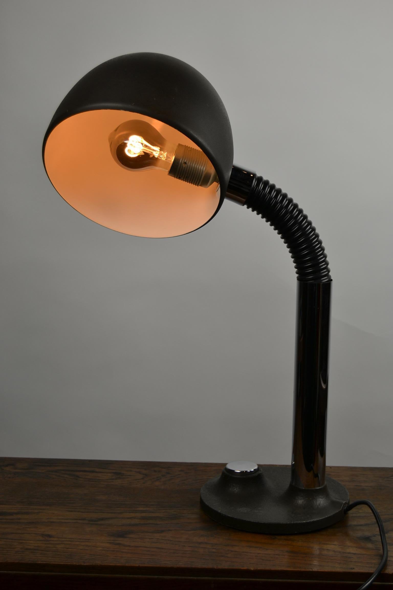 Industrial Design-Schreibtischlampe von Egon Hillebrand, Deutschland, 1970er Jahre im Angebot 10