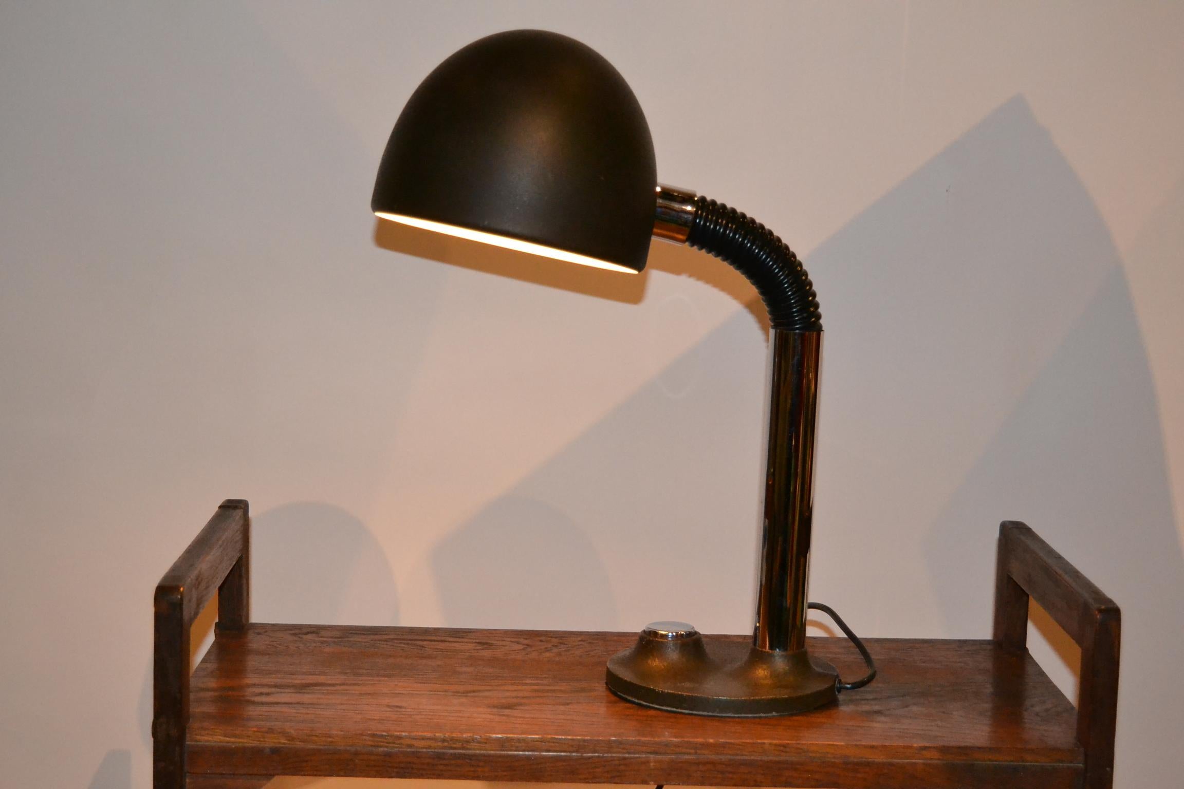 Industrial Design-Schreibtischlampe von Egon Hillebrand, Deutschland, 1970er Jahre im Angebot 12