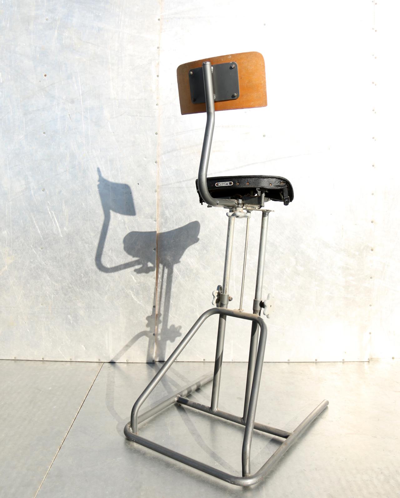 English Industrial Design, Wrights Bicycle Seat, Stool, Studio Chair