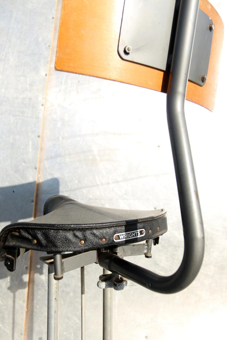 Industrial Design, Wrights Bicycle Seat, Stool, Studio Chair at 1stDibs