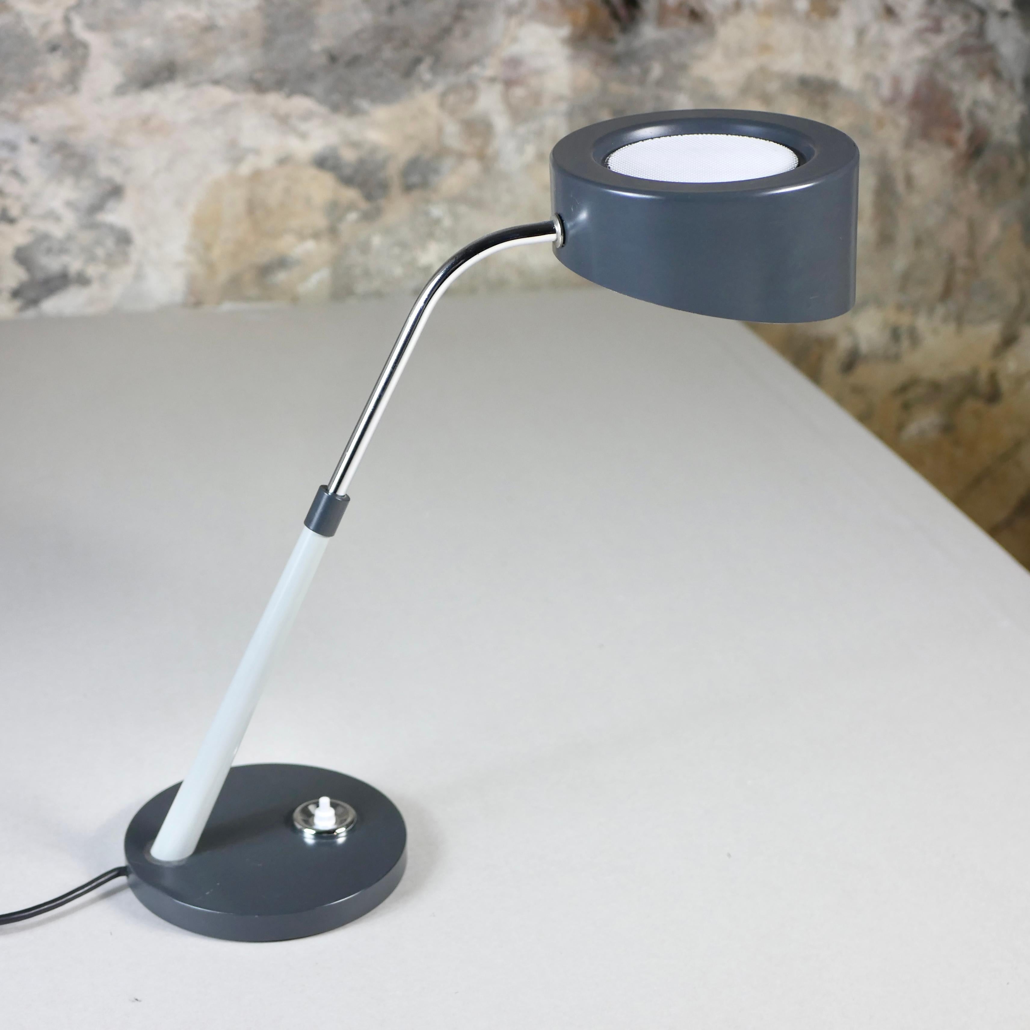 French Industrial desk lamp model 950 by JUMO, made in France, 1970s For Sale