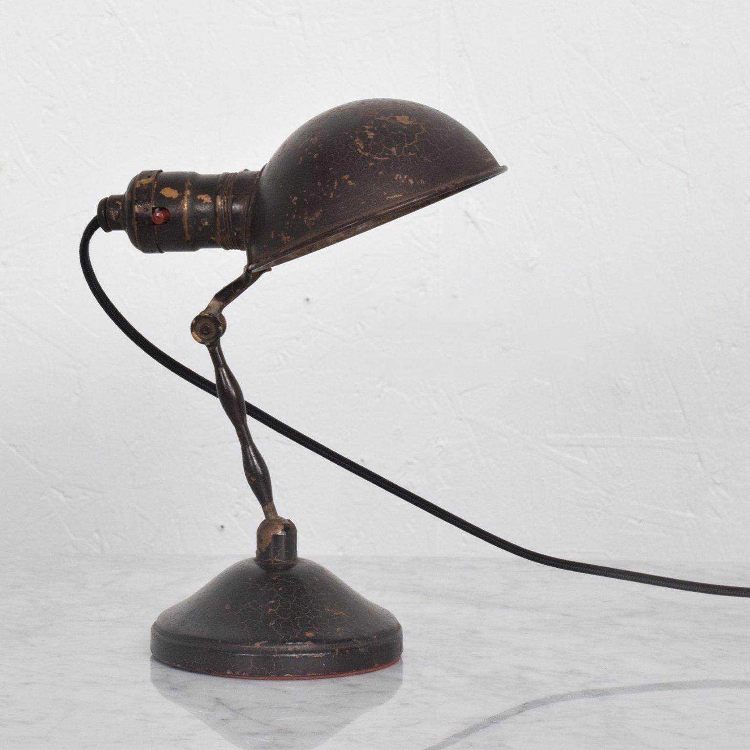 Industrial Desk or Wall Sconce Lamp, Mid-Century Period In Fair Condition In Chula Vista, CA