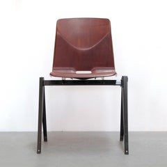 Industrielle Esszimmerstühle von Elmar Flötotto , 1970