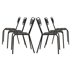 Industrial Dining Chairs from France, 1960s