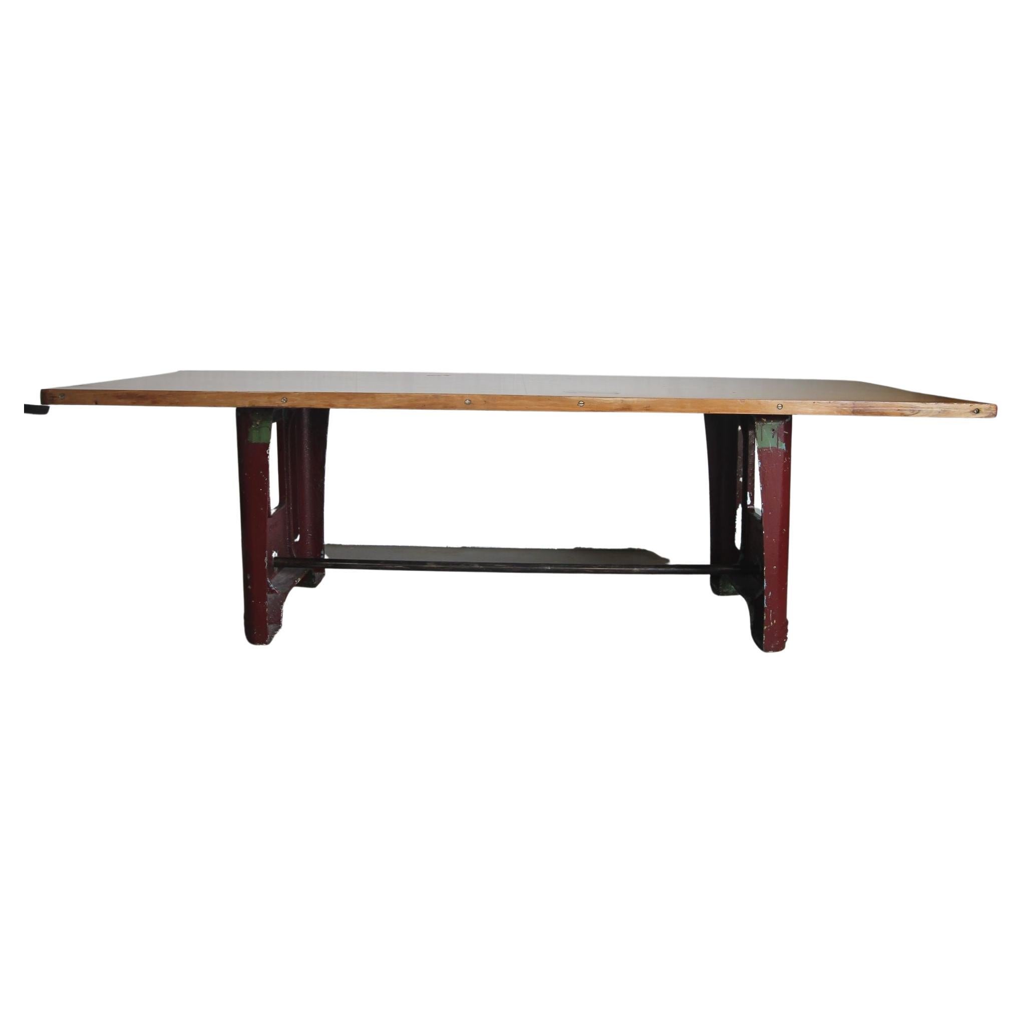 Industrial Dining or Conference Room Table