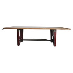 Industrial Dining or Conference Room Table