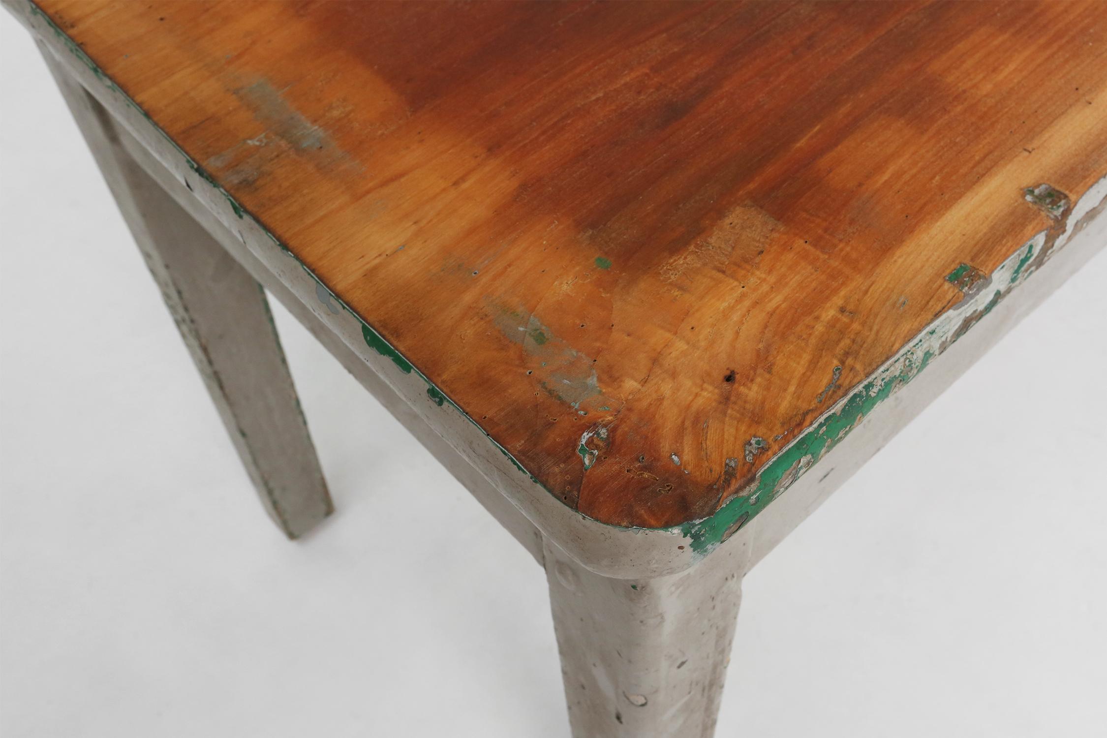Early 20th Century Industrial dining table 1920