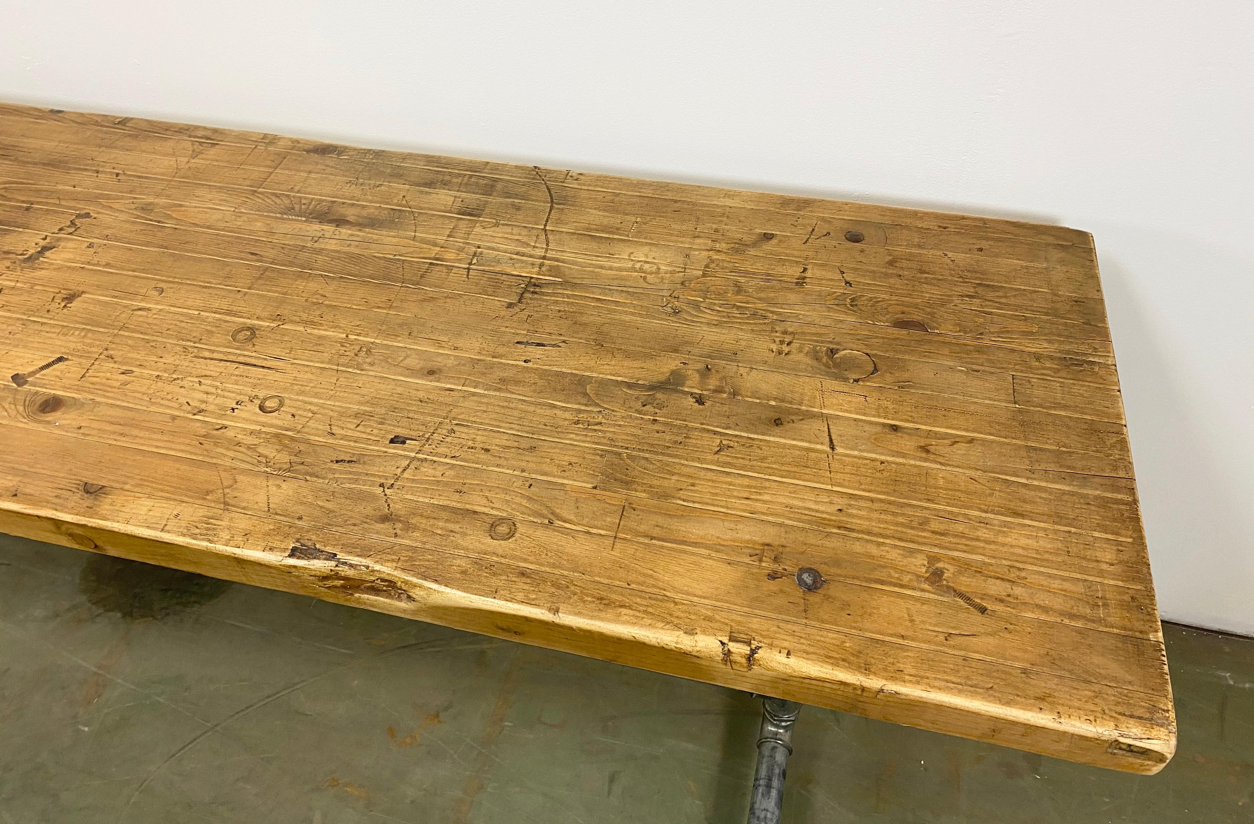 Industrial Dining Table, 1960s For Sale 2