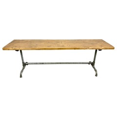 Vintage Industrial Dining Table, 1960s