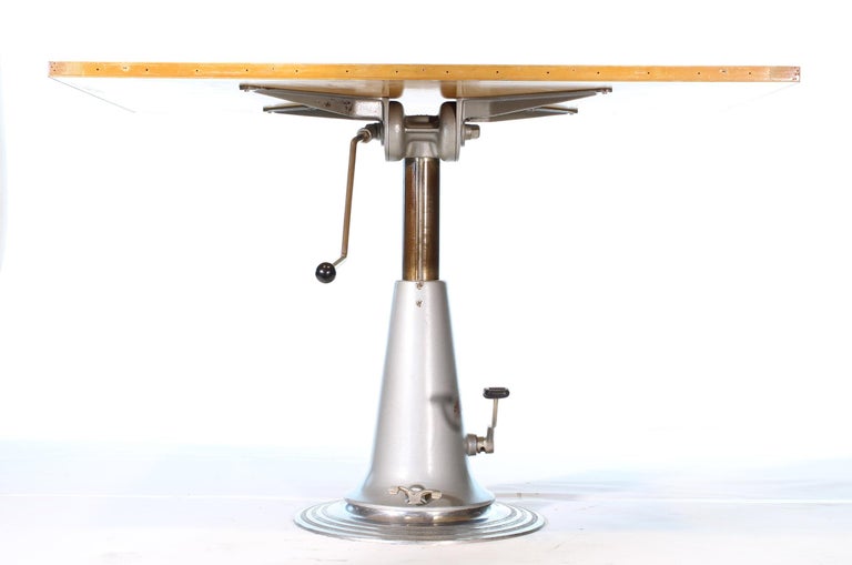 Industrial Drafting Table by NIKE at 1stDibs