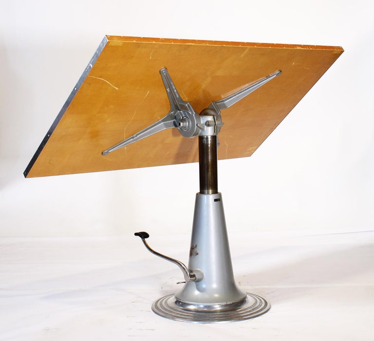 Industrial Drafting Table by at 1stDibs