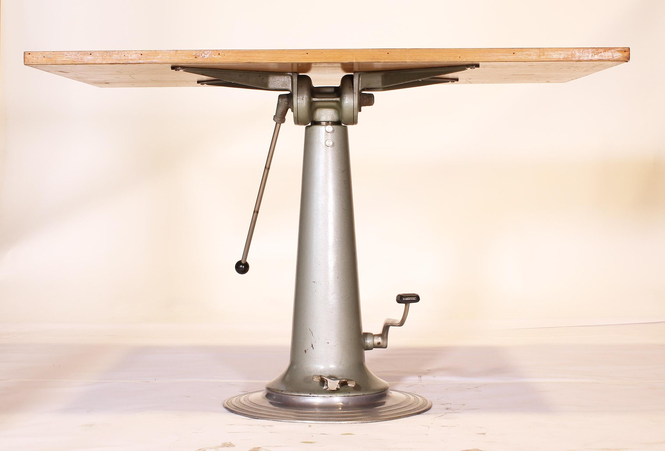20th Century Industrial Drafting Table by Nike, Tall Model